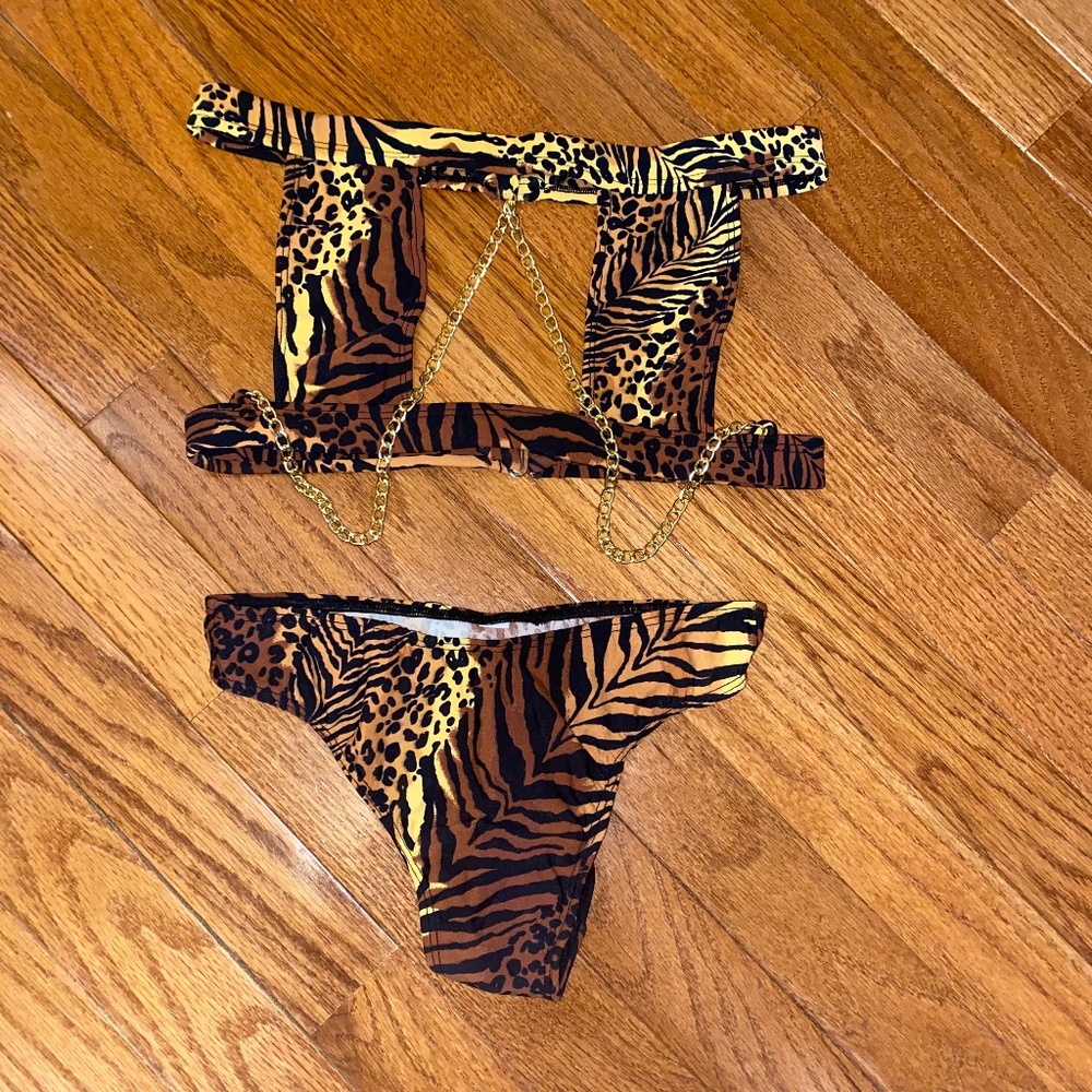 Animal print Bikini set
